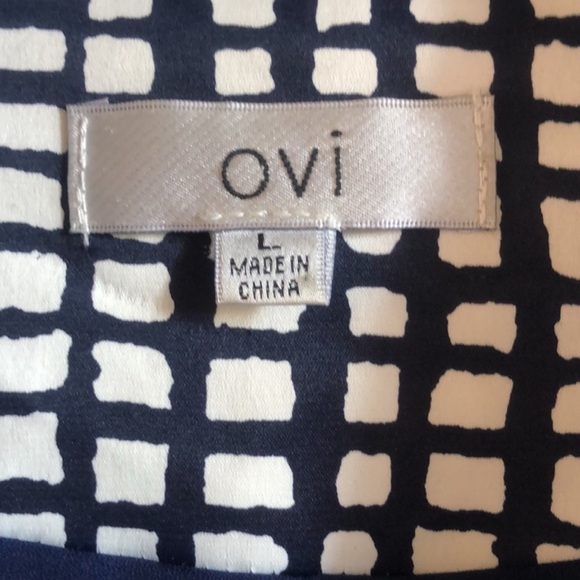 Ovi jacket Navy/white design - Picture 4 of 4
